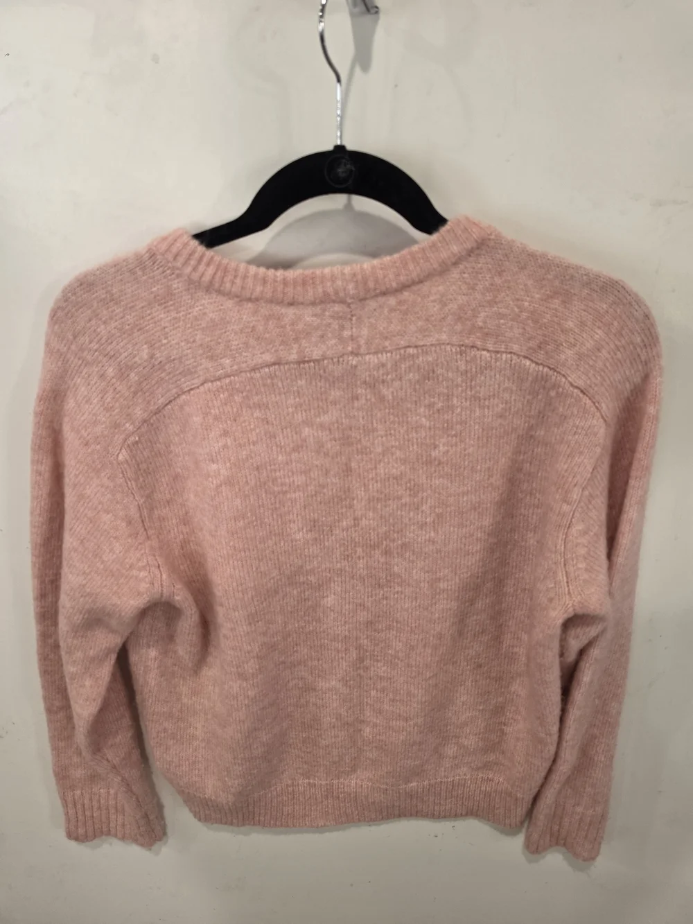 J.Crew Supersoft Yarn Oversized Crewneck Sweater Dusty Pink Relaxed Fit Sz S